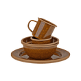 Load image into Gallery viewer, Camp Enamel 6 Piece Set - Toffee