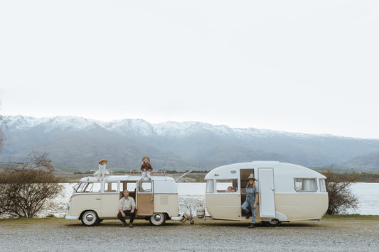 Shipping Our Vintage Kombi & Caravan Around the World