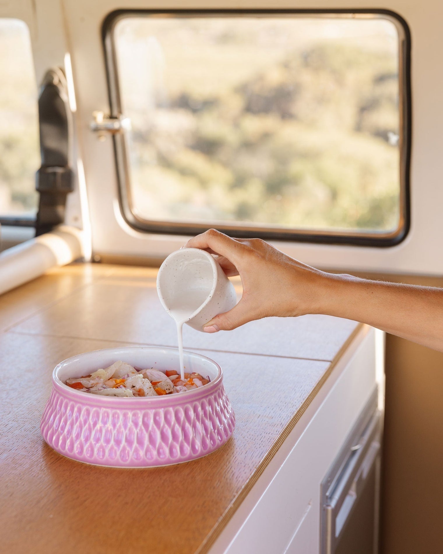 Coconut Habanero Raw Fish